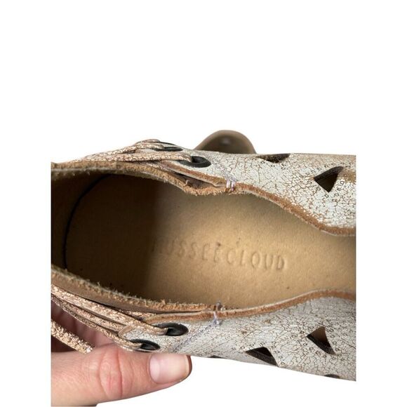 Anthropologie Musse & Cloud Coolise Distressed Low Cut Coastal Boho Cowgirl Boot - Picture 7 of 9